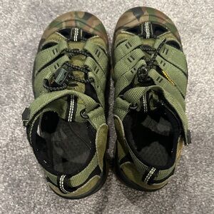 Keen Kids' Green and Black Outdoor Sandals